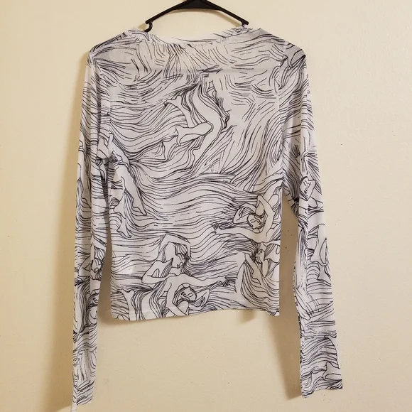 Abstract Mesh Top - Picture 2 of 2